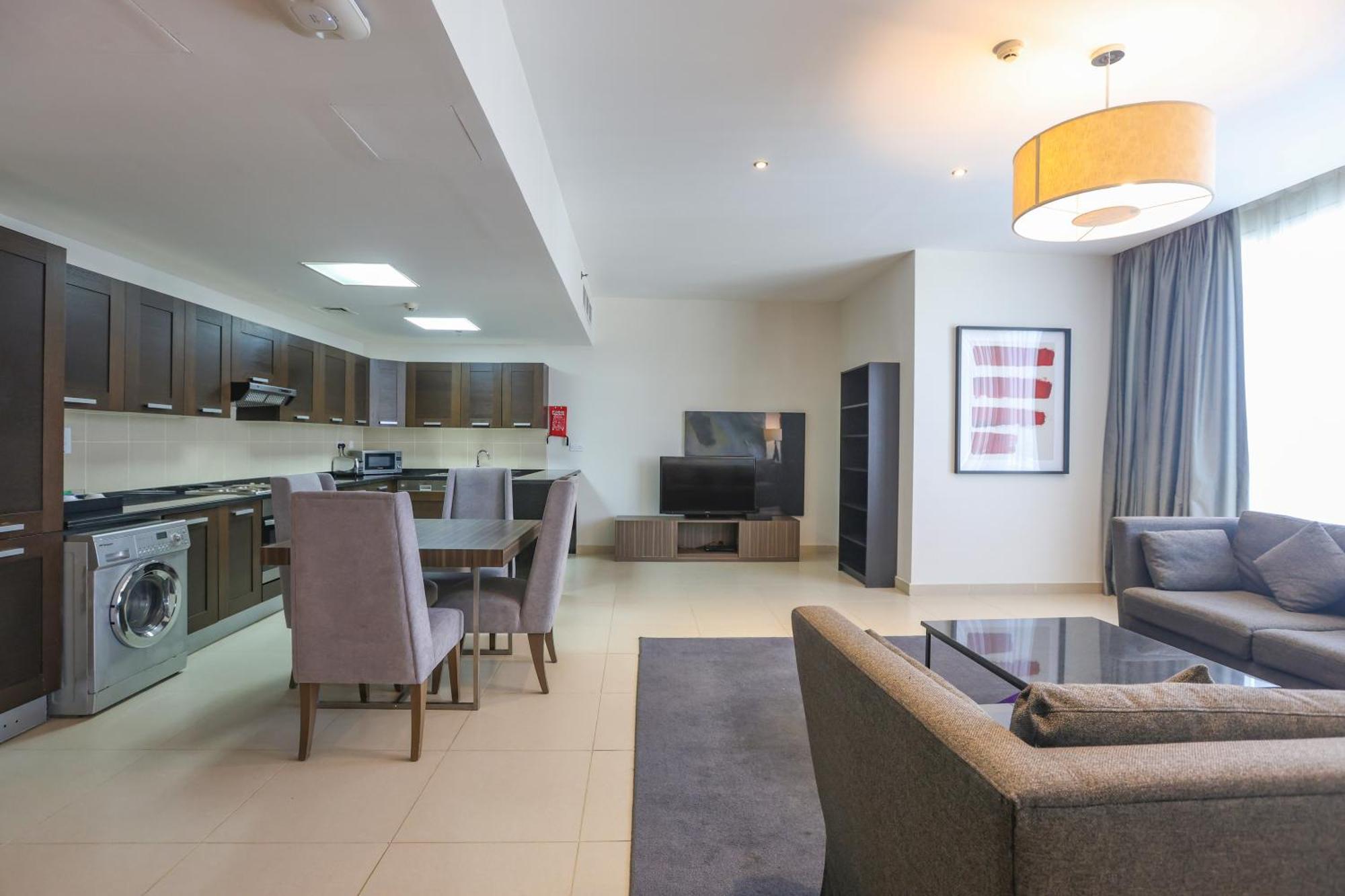 Nassima Tower Hotel Apartments Dubai Eksteriør bilde A typical apartment interior